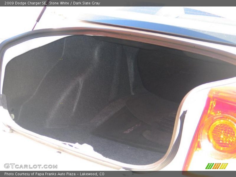 Stone White / Dark Slate Gray 2009 Dodge Charger SE