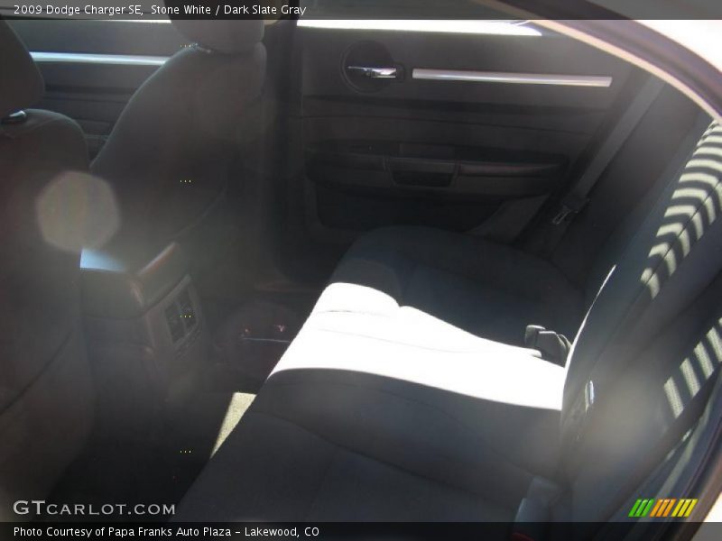 Stone White / Dark Slate Gray 2009 Dodge Charger SE