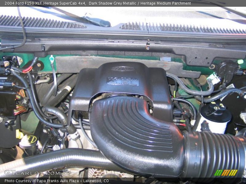 Dark Shadow Grey Metallic / Heritage Medium Parchment 2004 Ford F150 XLT Heritage SuperCab 4x4