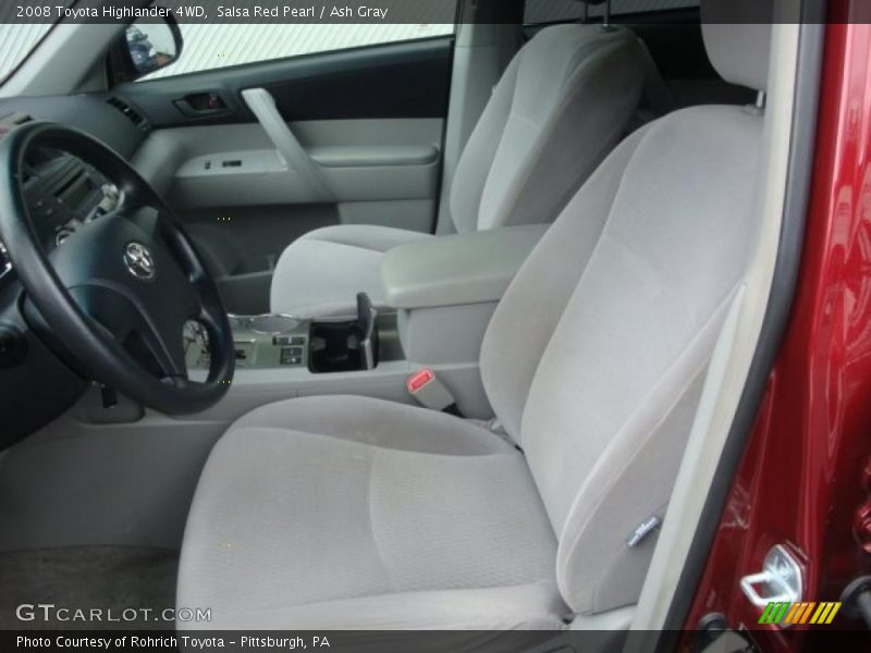 Salsa Red Pearl / Ash Gray 2008 Toyota Highlander 4WD