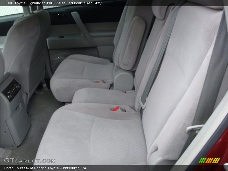 Salsa Red Pearl / Ash Gray 2008 Toyota Highlander 4WD