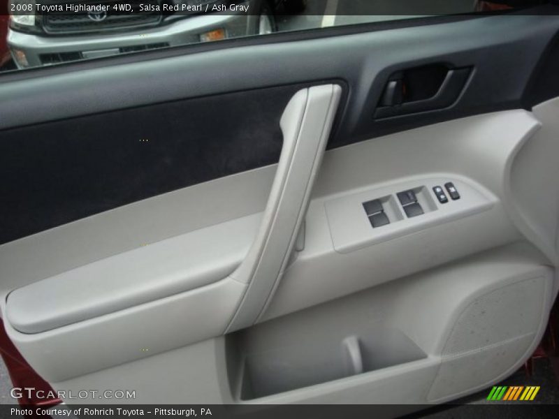 Salsa Red Pearl / Ash Gray 2008 Toyota Highlander 4WD