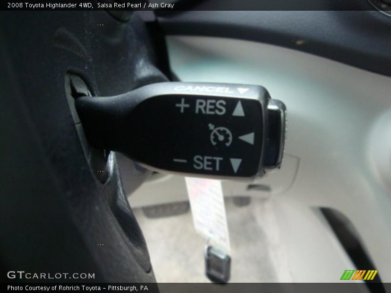Salsa Red Pearl / Ash Gray 2008 Toyota Highlander 4WD