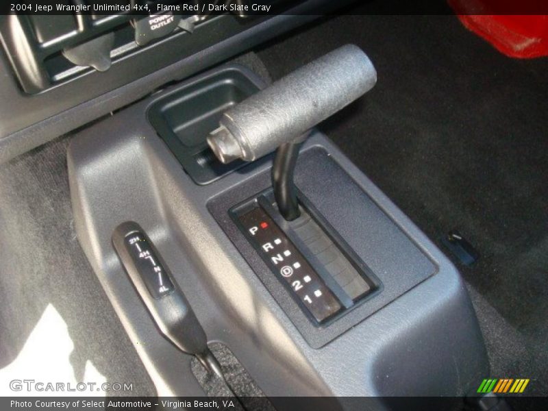 Flame Red / Dark Slate Gray 2004 Jeep Wrangler Unlimited 4x4