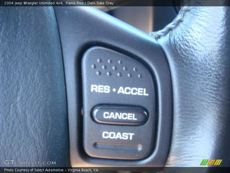Flame Red / Dark Slate Gray 2004 Jeep Wrangler Unlimited 4x4