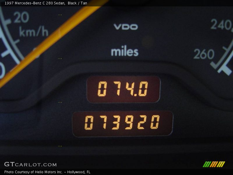 Black / Tan 1997 Mercedes-Benz C 280 Sedan