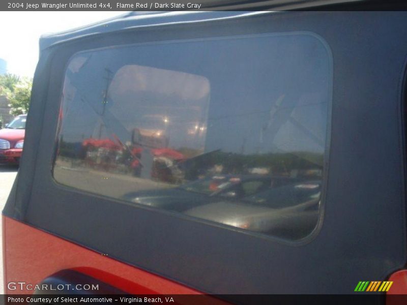 Flame Red / Dark Slate Gray 2004 Jeep Wrangler Unlimited 4x4