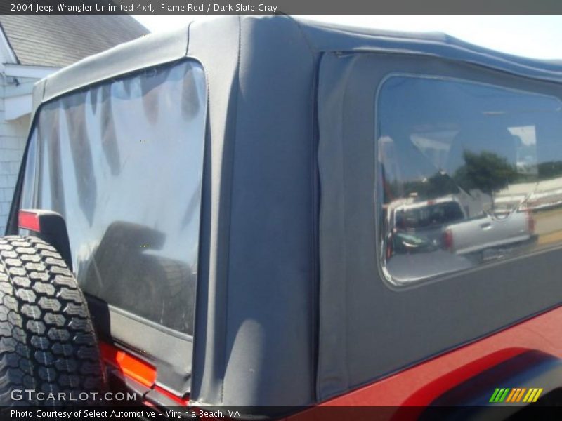 Flame Red / Dark Slate Gray 2004 Jeep Wrangler Unlimited 4x4