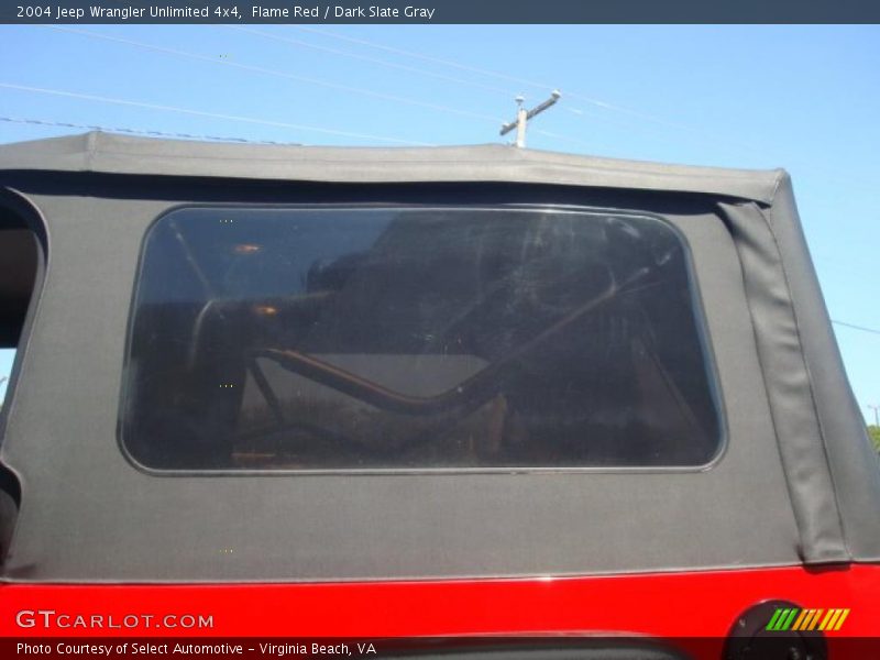 Flame Red / Dark Slate Gray 2004 Jeep Wrangler Unlimited 4x4