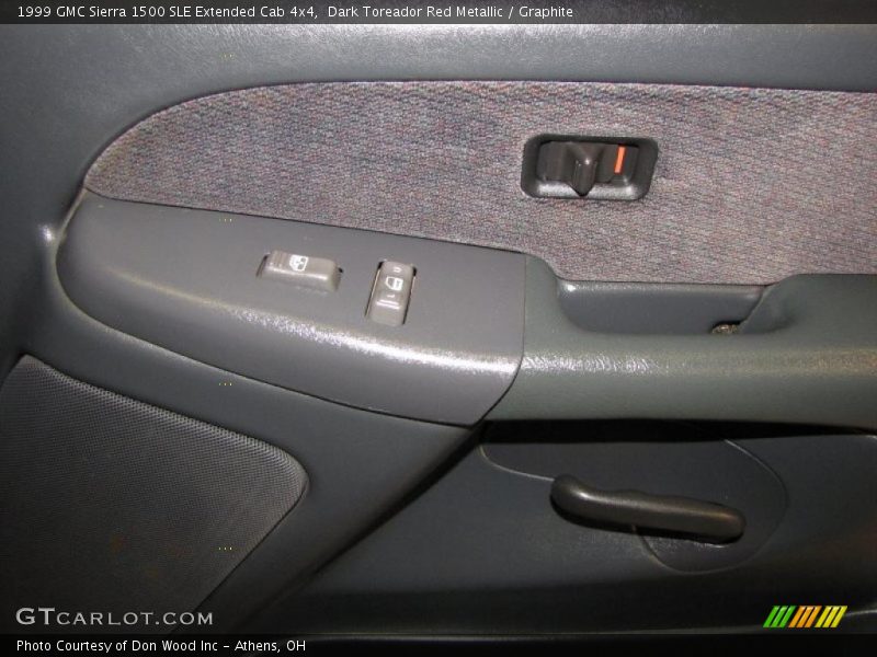 Dark Toreador Red Metallic / Graphite 1999 GMC Sierra 1500 SLE Extended Cab 4x4