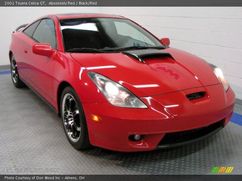 Absolutely Red / Black/Red 2001 Toyota Celica GT