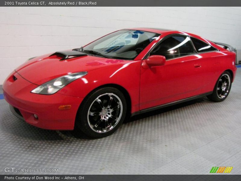 Absolutely Red / Black/Red 2001 Toyota Celica GT