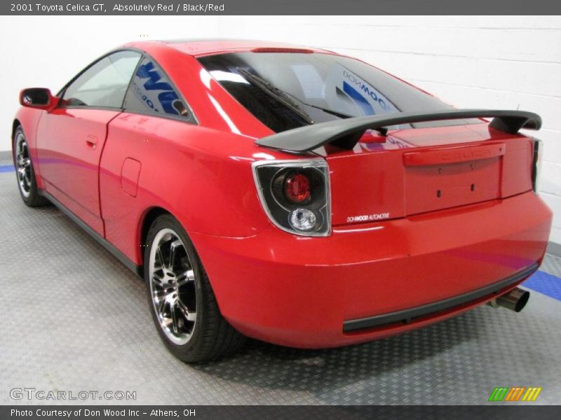 Absolutely Red / Black/Red 2001 Toyota Celica GT