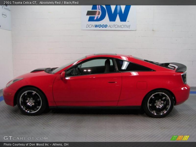 Absolutely Red / Black/Red 2001 Toyota Celica GT