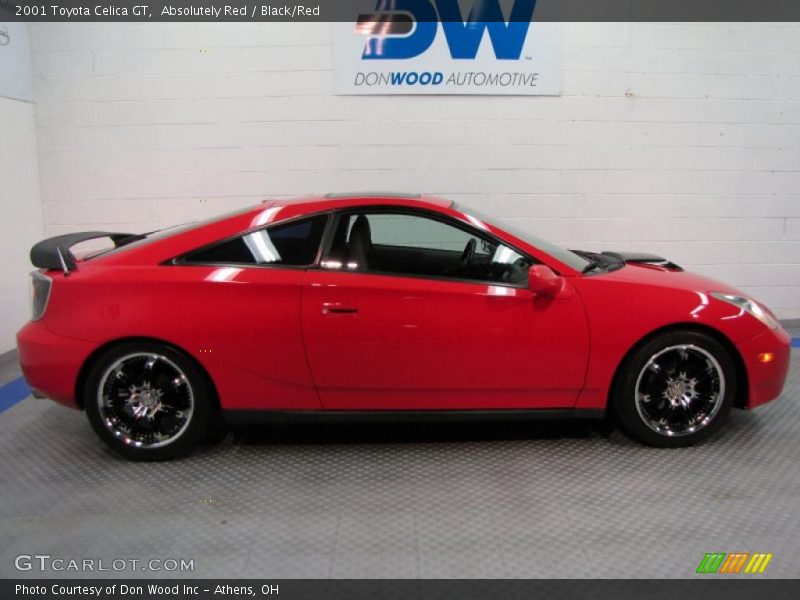 Absolutely Red / Black/Red 2001 Toyota Celica GT