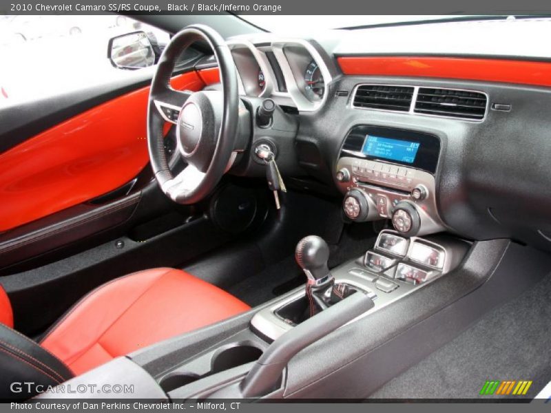 Black / Black/Inferno Orange 2010 Chevrolet Camaro SS/RS Coupe