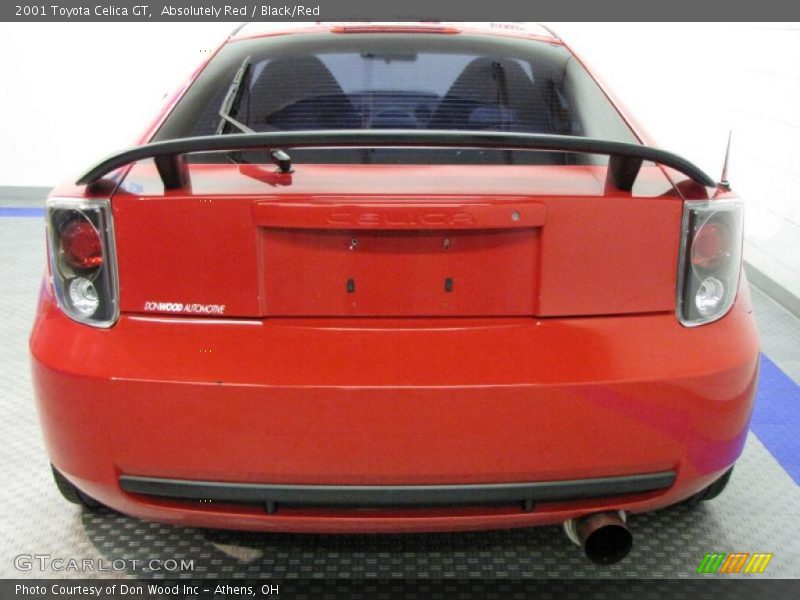 Absolutely Red / Black/Red 2001 Toyota Celica GT