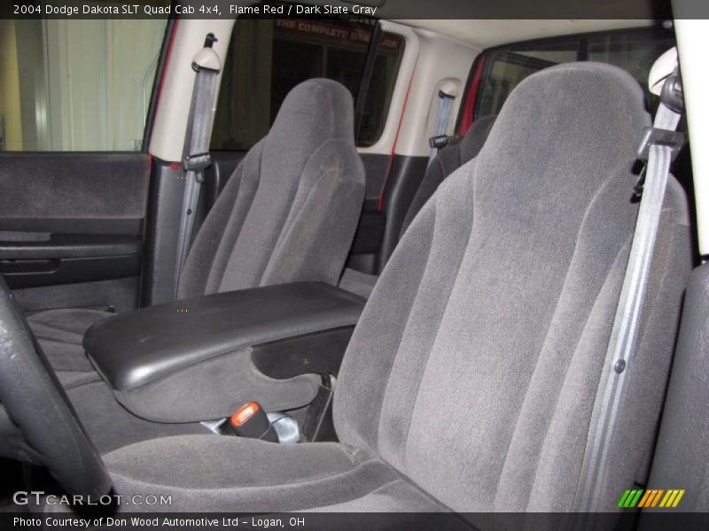 Flame Red / Dark Slate Gray 2004 Dodge Dakota SLT Quad Cab 4x4