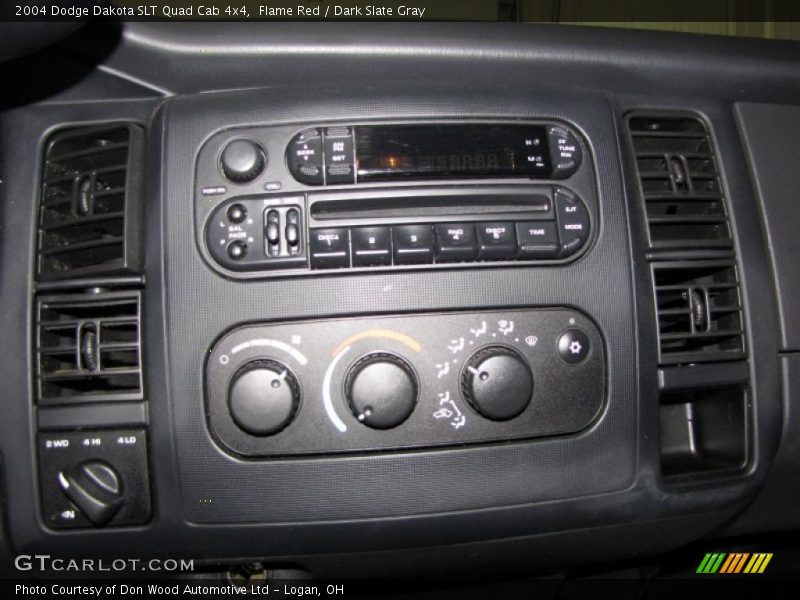 Flame Red / Dark Slate Gray 2004 Dodge Dakota SLT Quad Cab 4x4