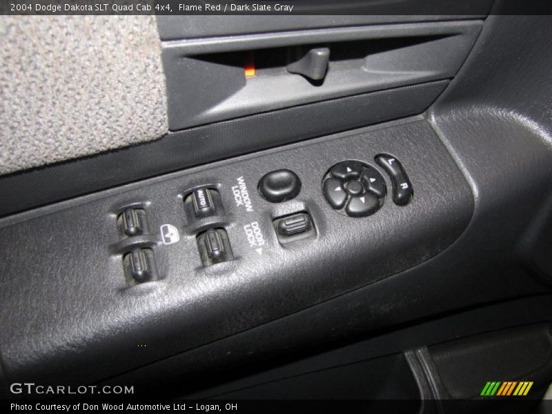 Flame Red / Dark Slate Gray 2004 Dodge Dakota SLT Quad Cab 4x4