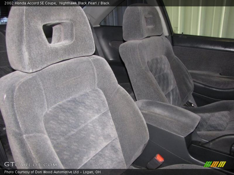 Nighthawk Black Pearl / Black 2002 Honda Accord SE Coupe