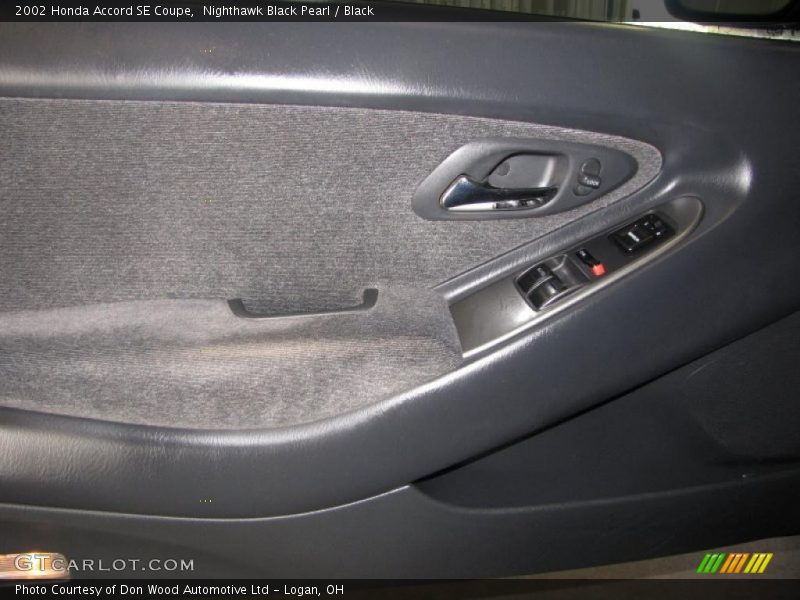 Nighthawk Black Pearl / Black 2002 Honda Accord SE Coupe