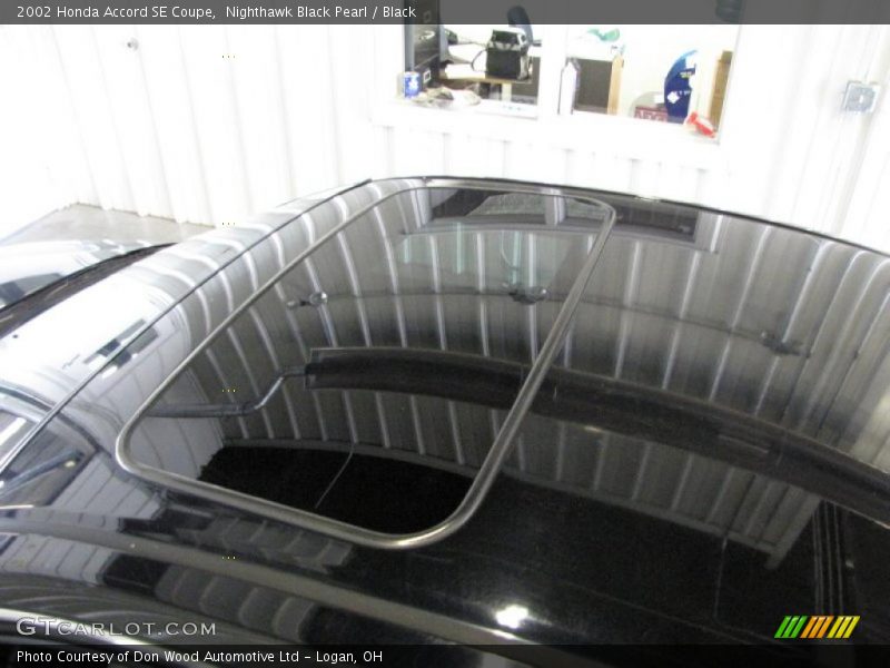 Nighthawk Black Pearl / Black 2002 Honda Accord SE Coupe
