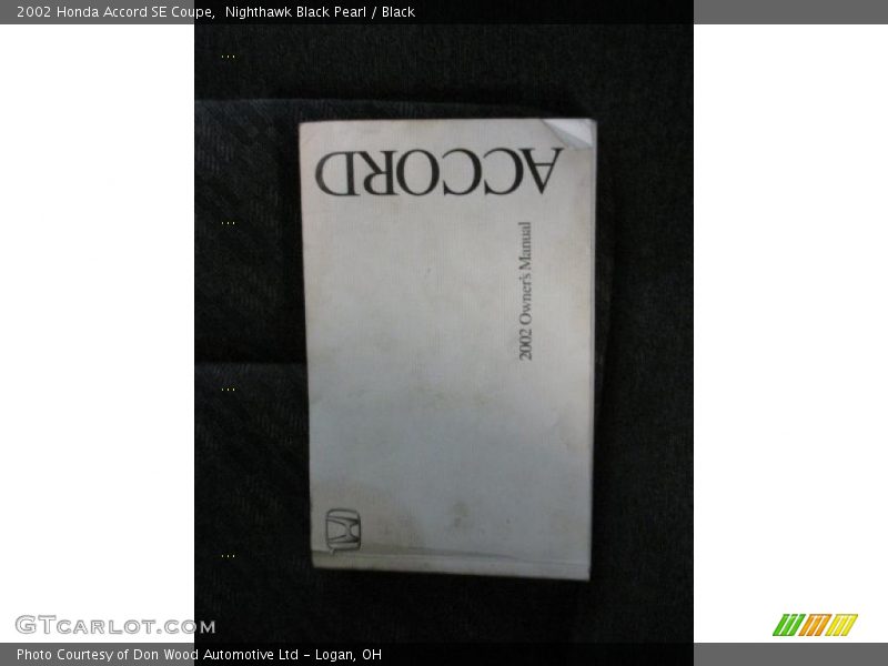 Nighthawk Black Pearl / Black 2002 Honda Accord SE Coupe