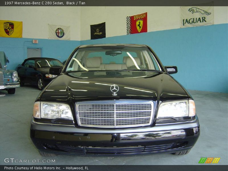 Black / Tan 1997 Mercedes-Benz C 280 Sedan