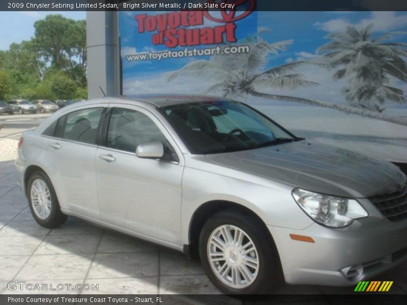 Bright Silver Metallic / Dark Slate Gray 2009 Chrysler Sebring Limited Sedan