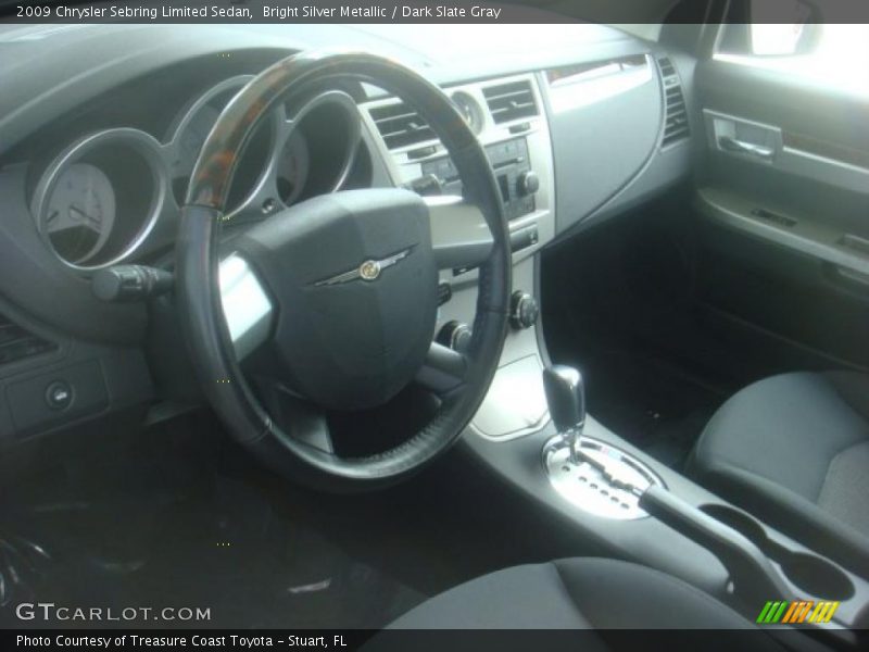 Bright Silver Metallic / Dark Slate Gray 2009 Chrysler Sebring Limited Sedan