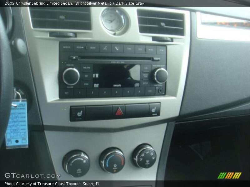Bright Silver Metallic / Dark Slate Gray 2009 Chrysler Sebring Limited Sedan
