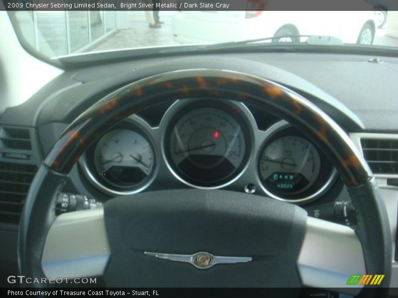 Bright Silver Metallic / Dark Slate Gray 2009 Chrysler Sebring Limited Sedan