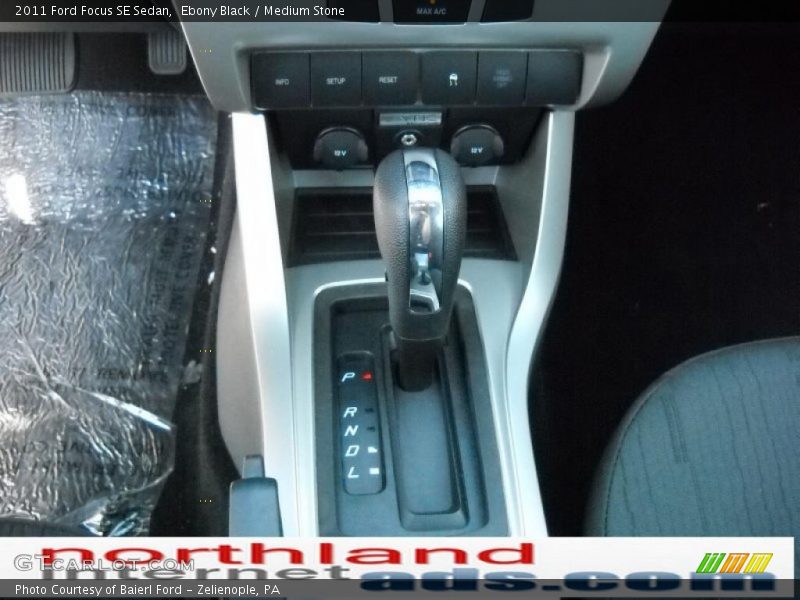 Ebony Black / Medium Stone 2011 Ford Focus SE Sedan