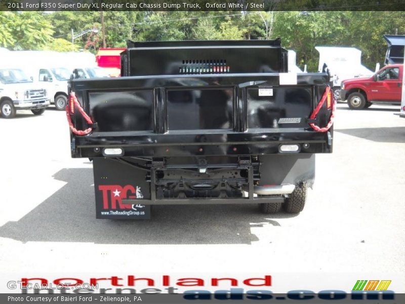 Oxford White / Steel 2011 Ford F350 Super Duty XL Regular Cab Chassis Dump Truck