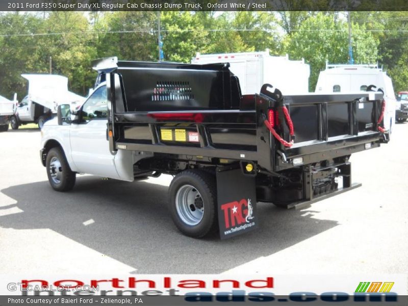 Oxford White / Steel 2011 Ford F350 Super Duty XL Regular Cab Chassis Dump Truck