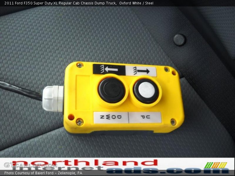 Oxford White / Steel 2011 Ford F350 Super Duty XL Regular Cab Chassis Dump Truck