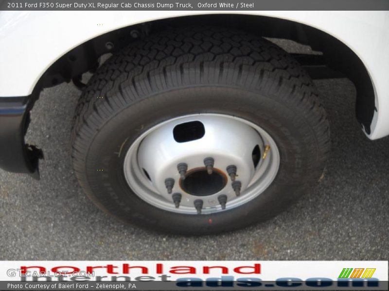 Oxford White / Steel 2011 Ford F350 Super Duty XL Regular Cab Chassis Dump Truck