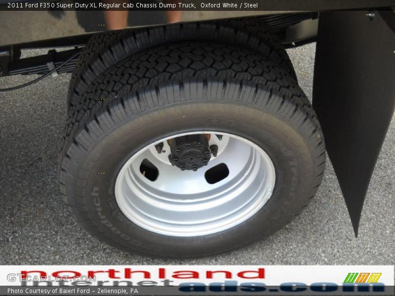 Oxford White / Steel 2011 Ford F350 Super Duty XL Regular Cab Chassis Dump Truck