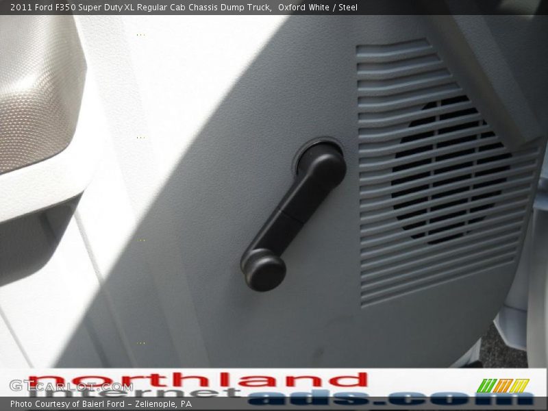 Oxford White / Steel 2011 Ford F350 Super Duty XL Regular Cab Chassis Dump Truck