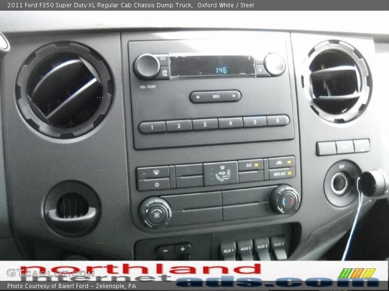 Oxford White / Steel 2011 Ford F350 Super Duty XL Regular Cab Chassis Dump Truck