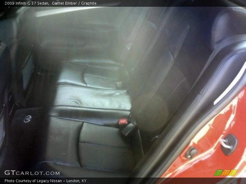 Garnet Ember / Graphite 2009 Infiniti G 37 Sedan