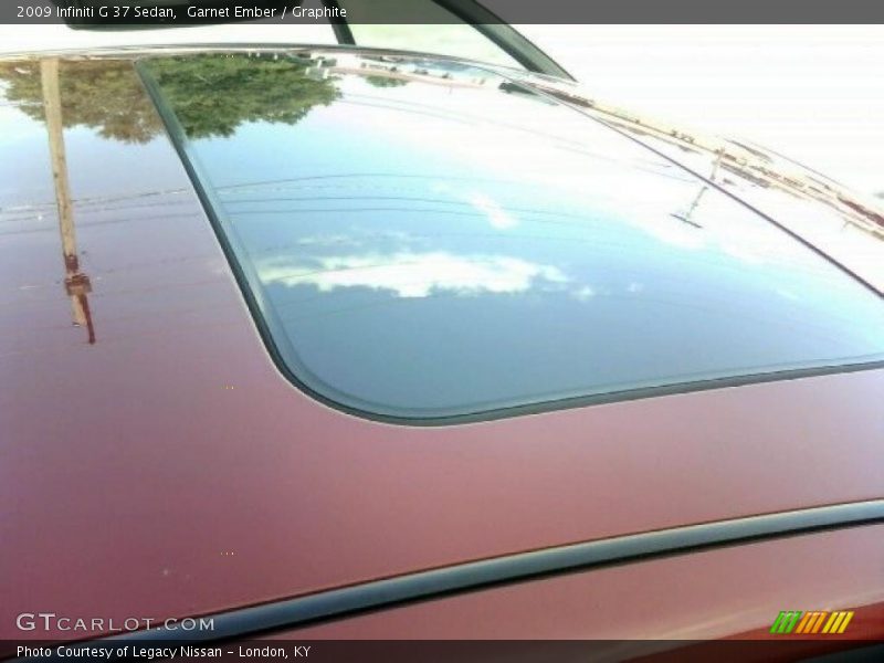 Garnet Ember / Graphite 2009 Infiniti G 37 Sedan