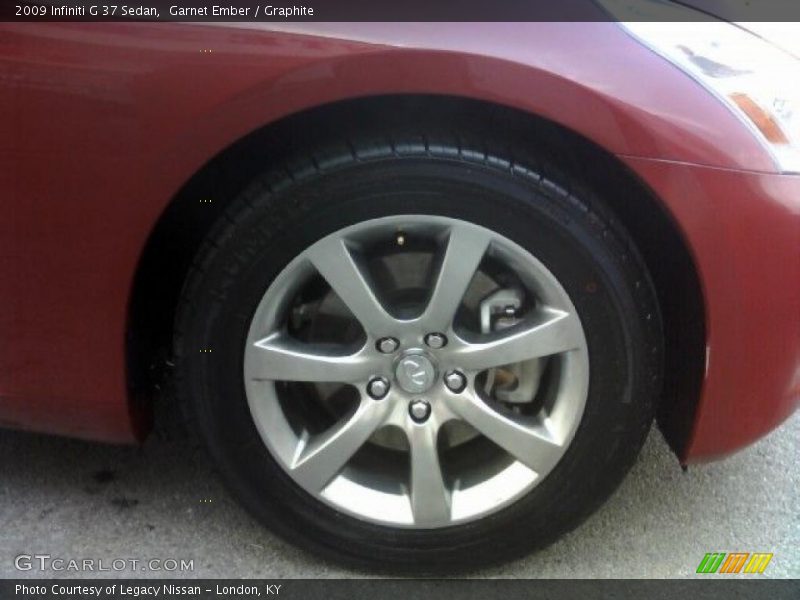 Garnet Ember / Graphite 2009 Infiniti G 37 Sedan