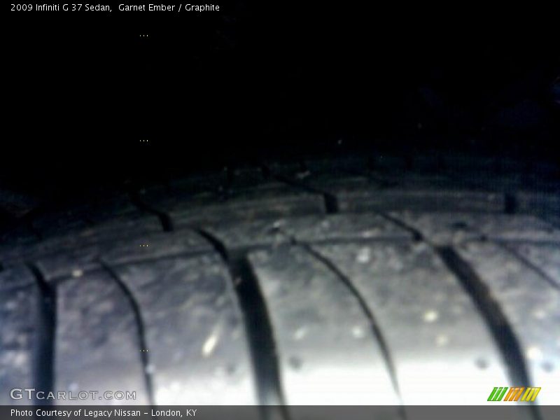 Garnet Ember / Graphite 2009 Infiniti G 37 Sedan