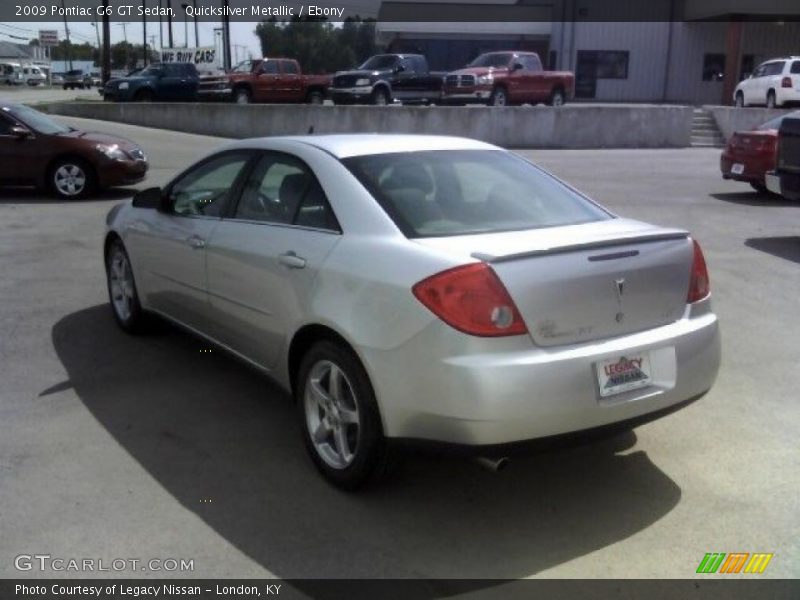 Quicksilver Metallic / Ebony 2009 Pontiac G6 GT Sedan