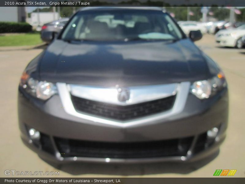 Grigio Metallic / Taupe 2010 Acura TSX Sedan