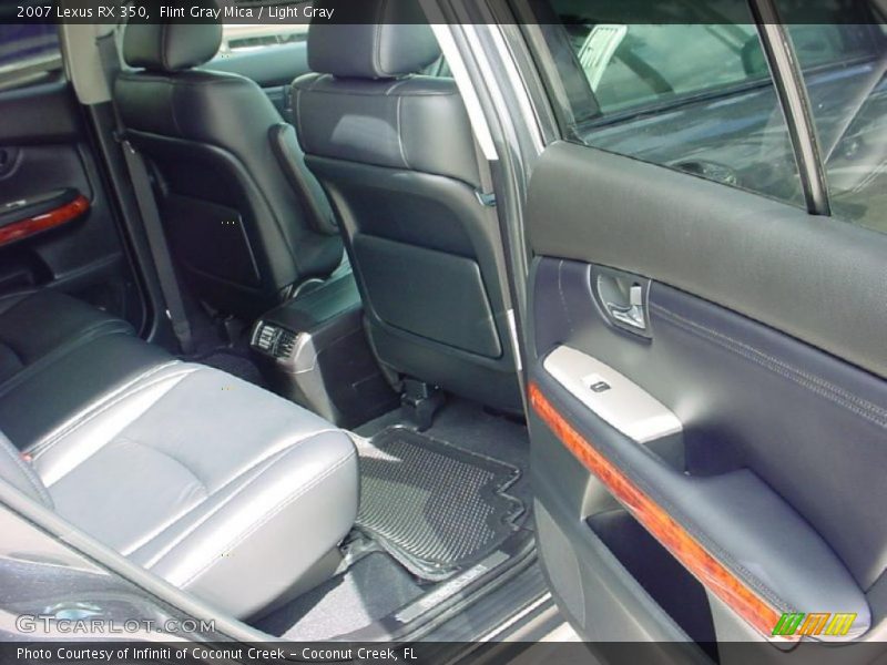 Flint Gray Mica / Light Gray 2007 Lexus RX 350