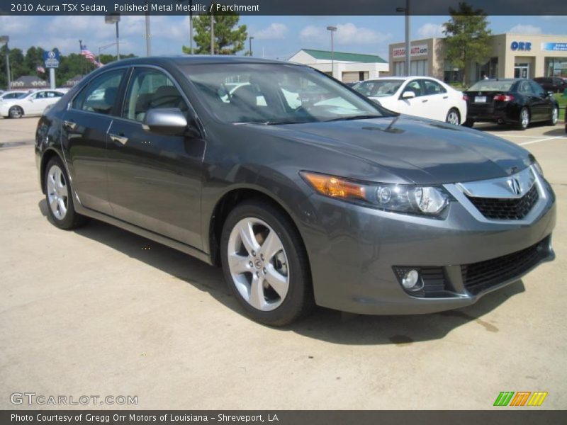 Polished Metal Metallic / Parchment 2010 Acura TSX Sedan