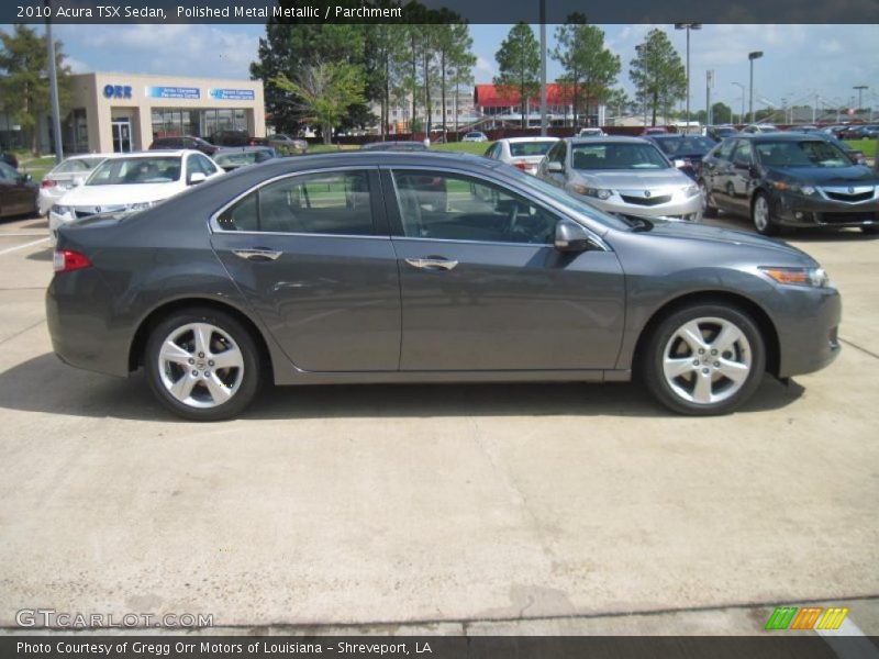 Polished Metal Metallic / Parchment 2010 Acura TSX Sedan